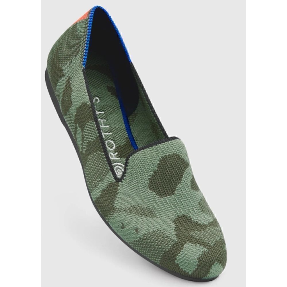 Rothyâs Olive Camo Loafer Flats Size 8 / Excellent